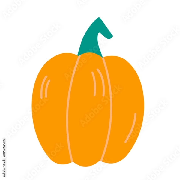 Obraz Pumpkin vector illustration
