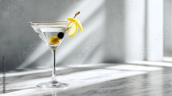 Obraz Elegant martini cocktail