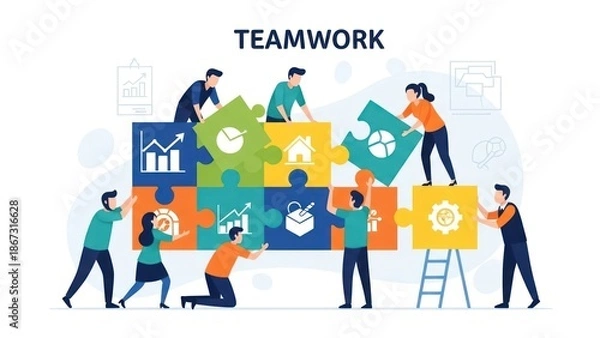 Obraz business people group