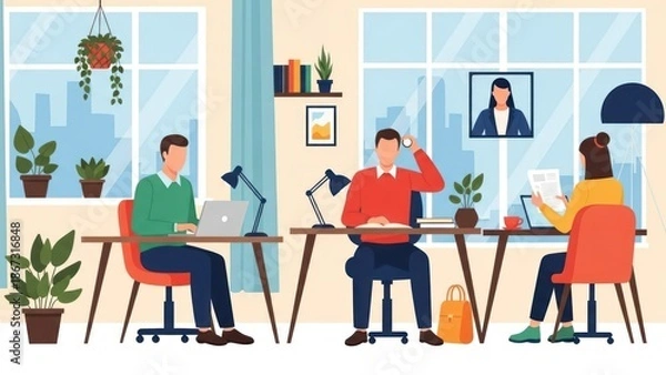 Obraz people in cafe