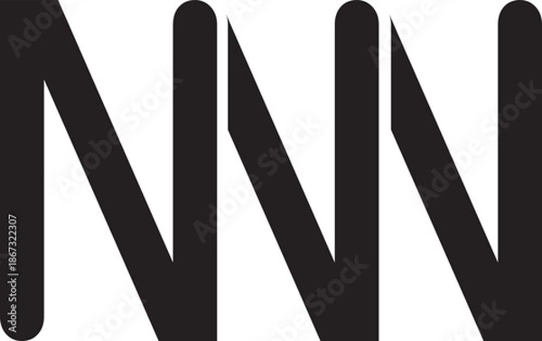 Fototapeta NNN Creative logo Icon.eps