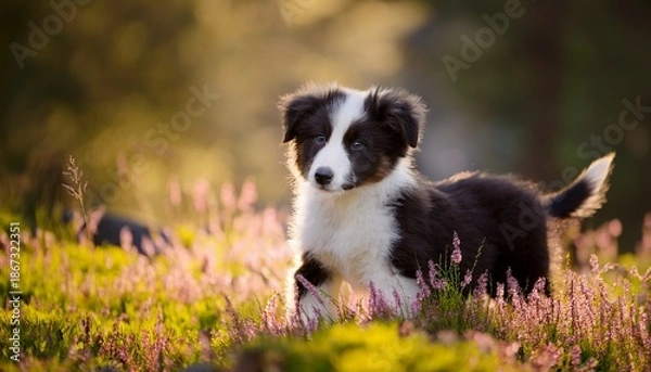 Obraz border collie puppy