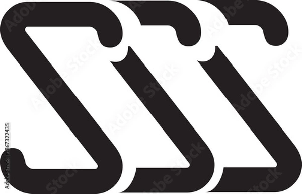 Fototapeta SSS Creative logo Icon.eps