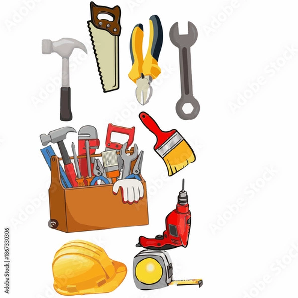 Obraz vector set of tools