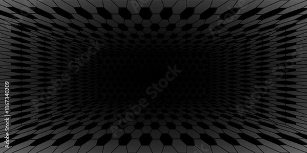 Obraz Football seamless pattern. Ball texture background. Flat style. Repeating ball pattern. Soccer ball pattern.  Vector illustration.