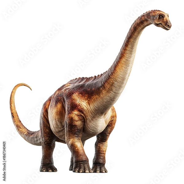 Obraz Brachiosaurus isolated on transparent background