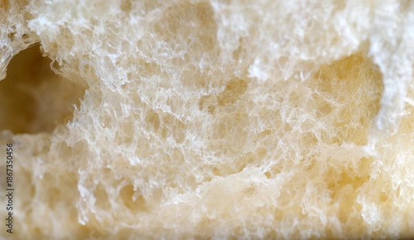 Obraz Bread texture macro shot. Close up bread surface background