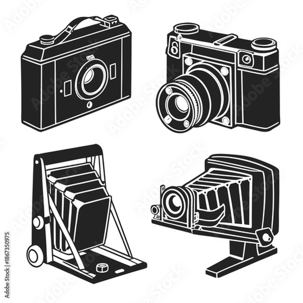 Obraz Vintage cameras