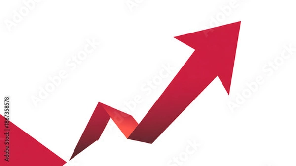 Obraz Business arrow guides future decisions