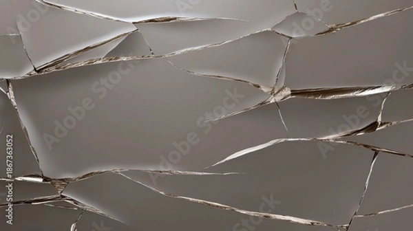 Obraz Broken Glass Wall