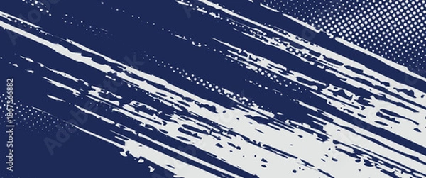 Obraz Wave halftone pattern. Halftone dots background. Vecto