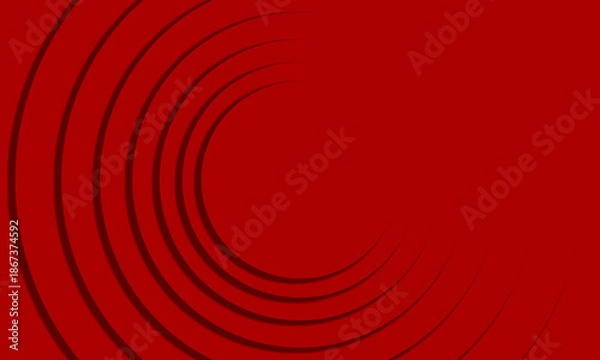 Fototapeta abstract background with red circle lines