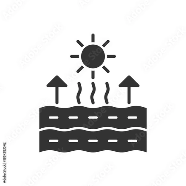 Obraz Evaporation Icon