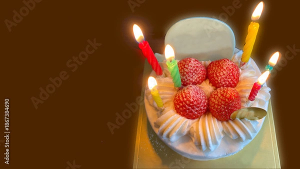 Obraz 誕生日ケーキ