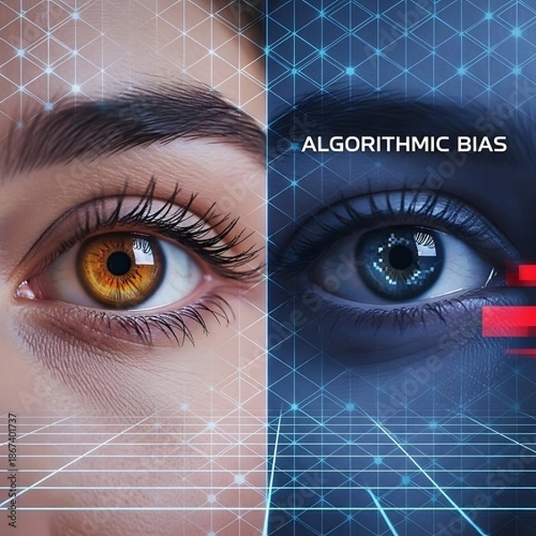 Obraz Algorithmic Bias in Human Eyes.
