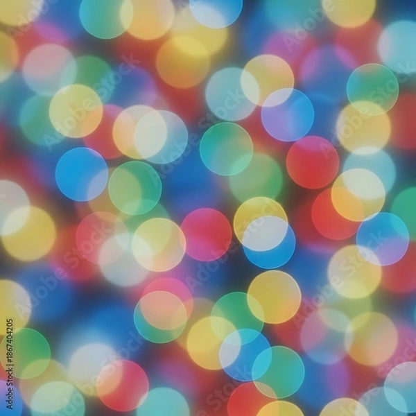Obraz Colorful Bokeh Lights Background.