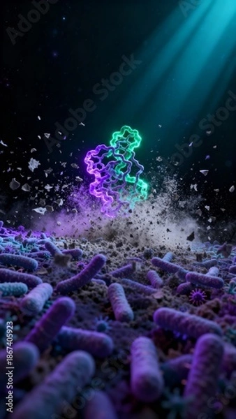 Obraz abstract fractal background