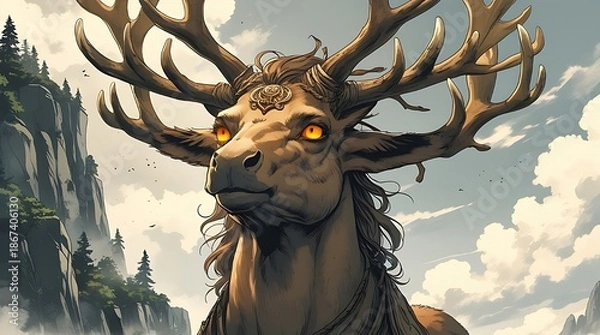 Obraz deer in the forest