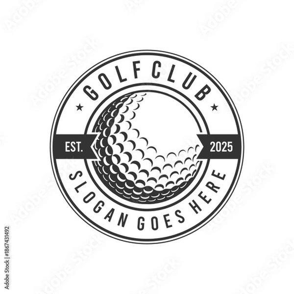 Obraz Golf logo design emblem tournament template