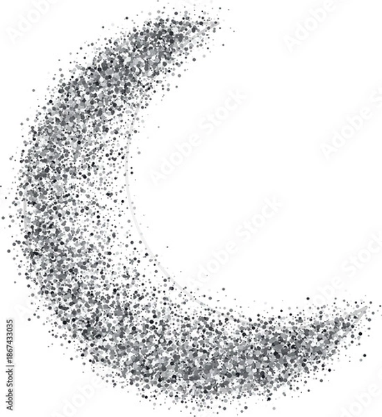 Obraz Glitter Half Moon