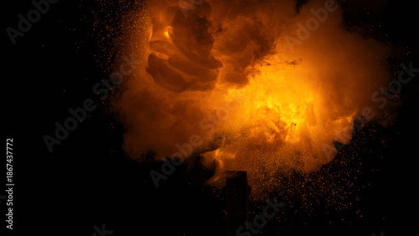 Obraz Kanonenschlag explodiert