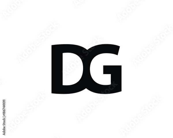 Obraz DG Logo Design. DG