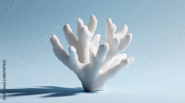 Obraz Ocean inspired white coral decor