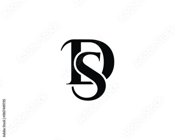 Obraz DS SD Logo Design