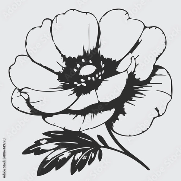 Obraz Elegant Flower Vector Design