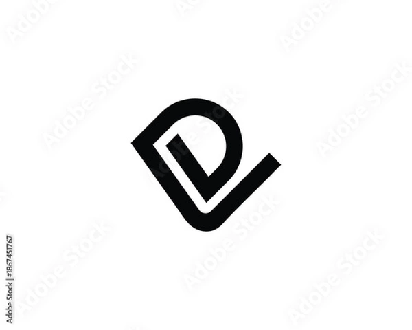 Obraz DV VD Logo Design