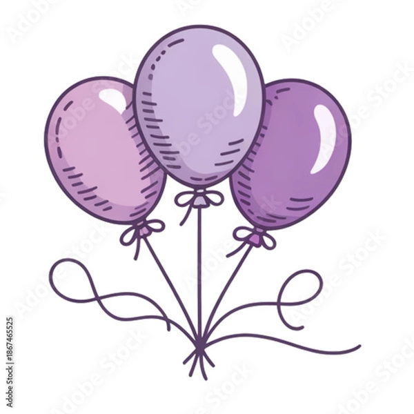 Obraz heart shaped balloons