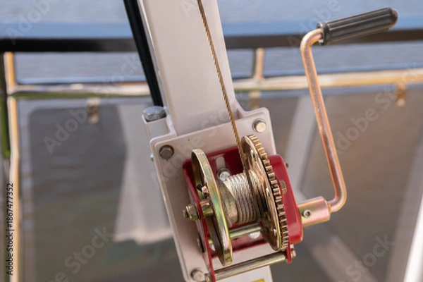 Fototapeta Manual winch