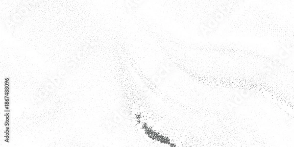 Obraz Gray dots forming abstract pattern on white background texture 1