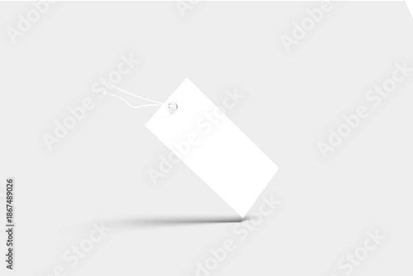 Obraz Blank Label Tag Mockup