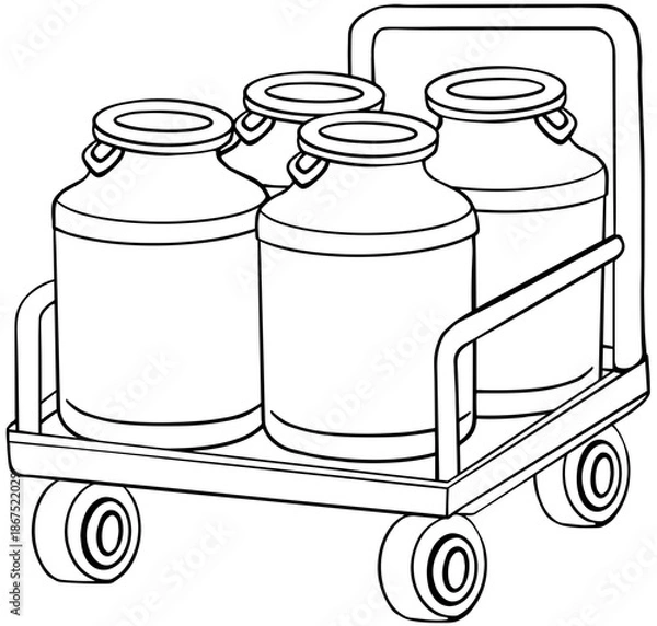 Obraz 우유통카트