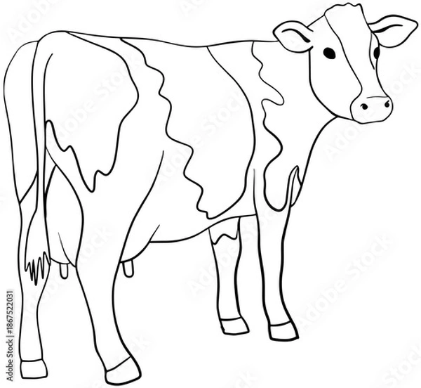 Obraz 젖소 뒷모습