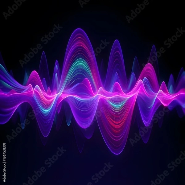 Obraz Neon Audio Spectrum