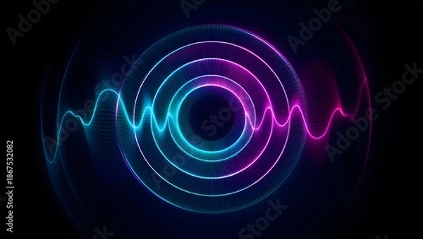 Obraz Laser Wave Oscillation