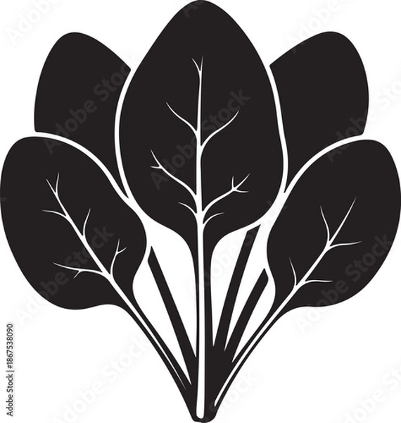 Fototapeta Simple leaf illustration