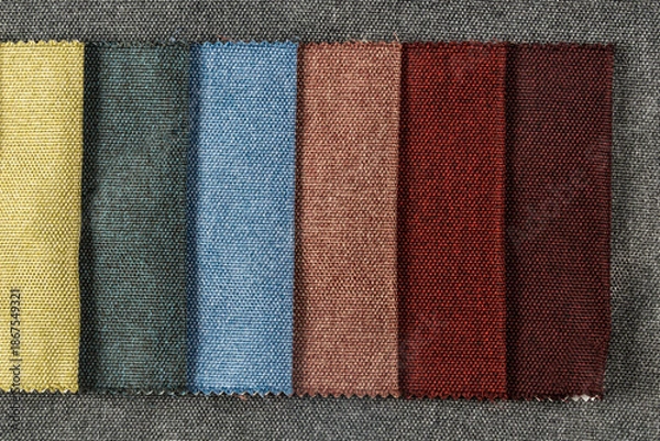 Obraz fabric color chart