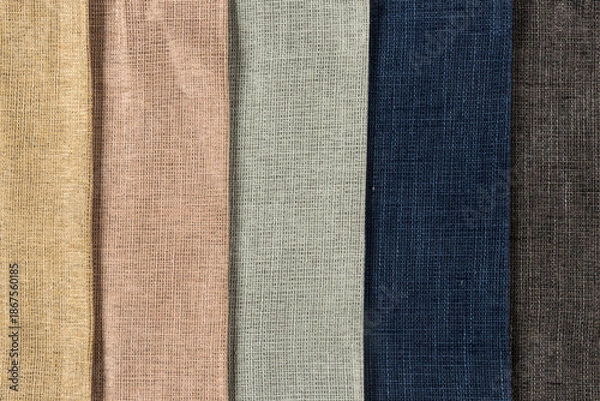 Obraz fabric color chart
