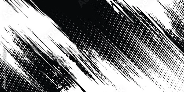 Fototapeta Abstract background with slash line dot pattern.