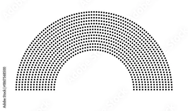 Obraz Hemicycle 1040 seats - 14 rows
