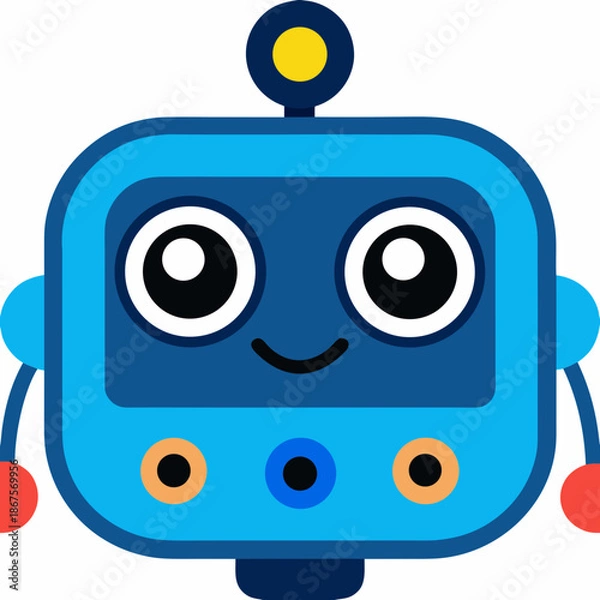 Fototapeta Happy robot