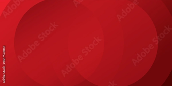Fototapeta Red abstract background. Dynamic shapes composition. Vector ilustration