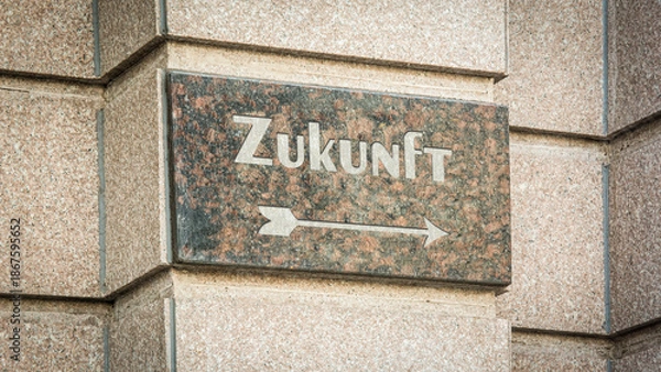 Obraz Signposts the direct way to Future