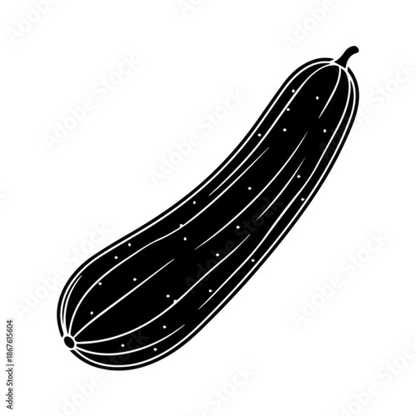 Obraz Coiled black cable isolated on transparent background, Vector