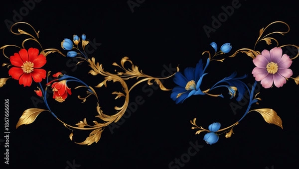 Obraz 花　AI生成素材