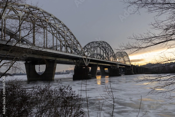 Obraz bridge over the river