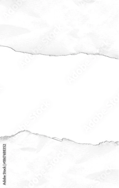 Fototapeta Vertical Black Torn Paper Background